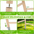 Kalekey 39.4" 6 Extra Large Chicken Perch Toy for Coop, Roosting Bar for Chicken Coop Toys, Chicken Branches Perch