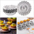 12 Pcs Aluminum Alloy Cake Pie Tins Mini Tart Pie Pan for Baking Cake, Cup, and Jelly Mold
