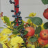 OrgMemory (6 17" Artificial Berry, pcs, Each) Fake Burgundy Berry, Artificial Berries Stems for Xmas Tree Wreath