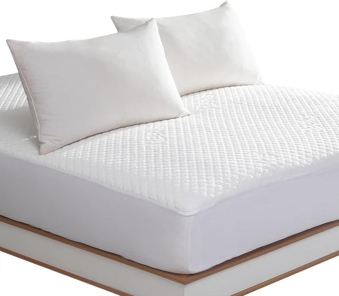 King Size Waterproof Mattress Protector, Rayon from Bamboo Cooling Fitted Cover with Deep Pocket