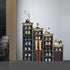 18 Entryway,Hallway,Closet, AFOORD Narrow Shoe Rack Tiers, Tall Skinny Shoe Organizer, Small Space and Vertical Shoe