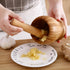 Mortar and Pestle Set, Bamboo Garlic Pounder Mincer Tool for Kitchen, Spice, Coffee, Herb, Ginger (S)