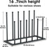 6 Closet, (Black-6pairs) Urban Deco Free Standing Shoe Racks, Boot Organizer for Tall Boots, Black Metal Boot Rack Fit