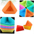 20pcs Triangle Muffin Cup Cupcake Liners, Silicone Cake Molds for Baking Mini Triangle Molds