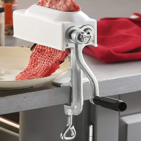 Commercial Manual Meat Tenderizer Machine, Heavy Duty Meat Cuber, Quick and Easy Beef Chicken Steak Flatten Tool