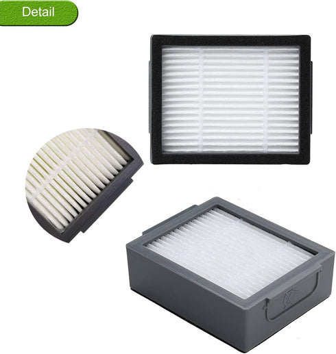 Fuyoda 6 Pack Upright Filters Replacement Compatible with iRobot Roomba E&I Series E5(5150) E6(6198) i3(3150) i4(4150)