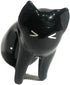 Handmade Mini 1.5" Blown Glass Cat Putitto Figurines, Collectible Dollhouse Gift Ideas