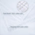 YINFUNG Quilted Pillow Sham White, Standard Set of 2 Muslin Cotton Tassel Fringe Pillowcases