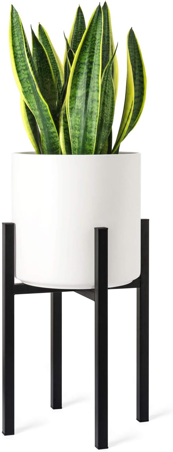 Mkono Plant Stand - EXCLUDING Plant Pot, Mid Century Modern Tall Metal