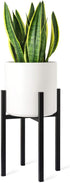 Mkono Plant Stand - EXCLUDING Plant Pot, Mid Century Modern Tall Metal