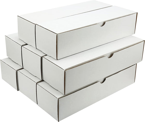 Card Storage Box, 8-Pack Trading Card Storage Box for 800 Standard Cards with Labels Sticker