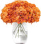 Tifuly 12 pcs Artificial Hydrangea Flowers - Realistic Silk Faux Hydrangea with Stems for Home Party Wedding Decor