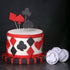4Pcs/Set Poker Playing Bridge Plastic Cookie Cutter for Playing Card Fondant (Spade, Club, Diamond, Heart)