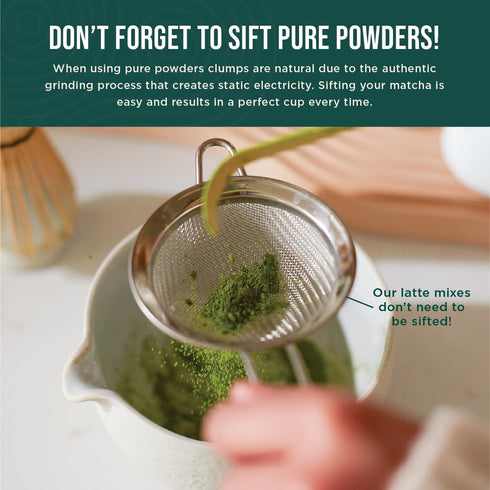 Jade Leaf Matcha Traditional Bamboo Whisk (Chasen) + Scoop (Chashaku) - Tea Set for Matcha Green Tea Powder Preparation