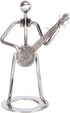 Broadway Gift 7 inch Silver Tone Banjo Player Table Metal Decorative Musician Figurine