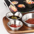 4Pcs Mini Dipping Saucer Bowls, Stainless Steel Sauce Dish for Small Portion Spice Condiments (2.3oz, Silver)