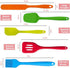 5Pcs Silicone Spatula Set Colorful Mini Spatulas - 480 F Heat Resistant Nonstick Versatile Kitchen Utensil Set for Baking, Mixing, Cooking, Dishwasher Safe by suntchen