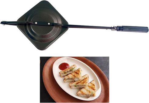 Shriya Sandwich Maker Grill, Nonstick Gas Sandwich Toaster, Panini Maker, Stove Top