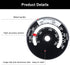 Frienda Wood Stove Thermometer, Magnetic Oven Temperature Meter for Wood Burning Stoves, Avoid Overheating