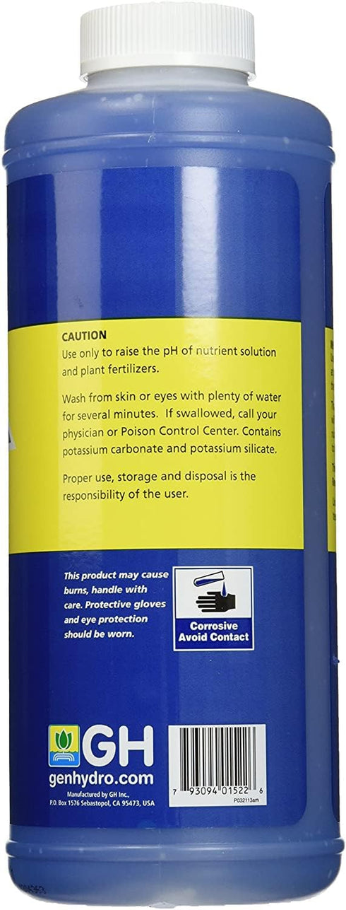 Premium pH Up Liquid Buffer for Hydroponics - Quart Size