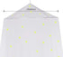 Bed Canopy Mesh Netting with Fluorescent Stars, Glow in Dark Hanging Dome Canopy for Single to King Size Beds, White