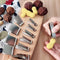 Silver Stainless Steel Walnut Clip, Baking Bread Dessert Decoration Tool for Peanut Engraving, Kitchen and Dining