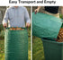 3-Pack 72 Gardzen Gallon Yard Waste Bags, Reusable Heavy Duty Collapsible Garden Leaf Bags with Plastic Ring, Stand-Up
