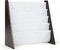 Humble Crew 4-Tier Kids Bookshelf, Espresso Wood/White - Premium Book Shelf for