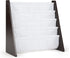 Humble Crew 4-Tier Kids Bookshelf, Espresso Wood/White - Premium Book Shelf for