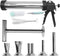 Hoypeyfiy Stainless Steel Jerky Gun Sausage Maker Sausage Stuffer Handmade Beef Jerky Gun