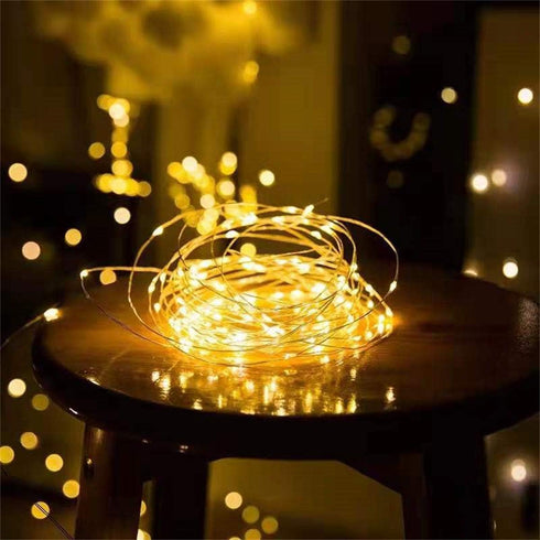 2 Pack 6 on/18 Decorations,50 Count LEDs,18 Everfit Lighting Battery Operated Mini Lights,Indoor Led Fairy Lights