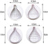 9Pcs Balloons and Cloud Cake Decoration Fondant Mold Set, Hot Air Balloon Cookie Cutters for Baking Pastry