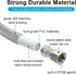 Universal Dishwasher Installation Kit, 12 Ft Stainless Steel Hose with Burst Proof Water Supply Line & 3/8" Compression