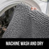Gorilla Grip Bathroom Rug Sets - Soft Chenille 2 Piece Area Rugs, 30"x20" Carpet, Toilet Base Mat, Grey