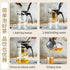 500ML Glass Teapot with Detachable Infuser, Filter Teapot for Loose Leaf Tea