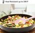5 Piece Pink Silicone Spatula Set, Heat Resistant Rubber Utensils for Nonstick Cookware Baking