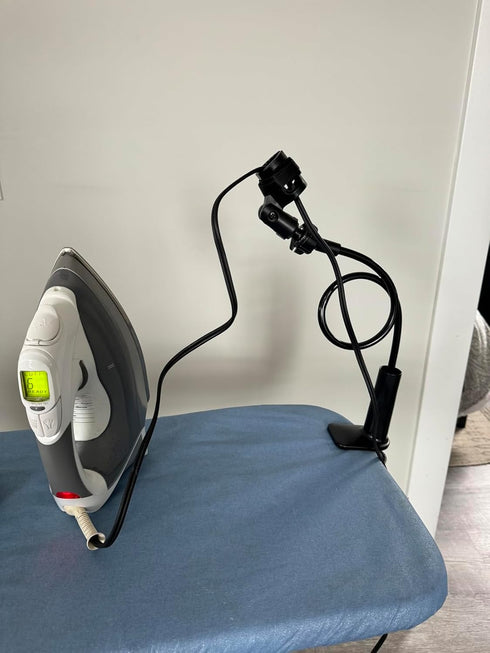 Universal Flexible Iron Cord Minder, Steam Iron Cord Holder for Standard Ironing Boards, No Irons Included