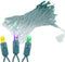 Novelty Lights 50ft 100 LED Yellow/Purple/Green Mardi Gras Lights Outdoor/Indoor, 6" Spacing,