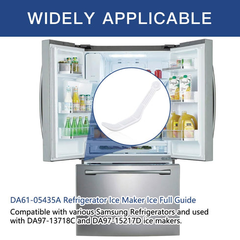 DA61-05435A Refrigerator Ice Maker Ice Full Guide, Shut Off Level Arm Replacement Part fit for Samsung Refrigerators