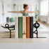 Metal Bookends Yoga-Style Bookends Decorative Cute Book Ends for Shelves Reading Decor Bookshelf Decor Book Stoppers