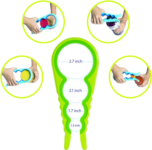 Evriholder Easi-Twist Easy Grip Jar Opener, 1pk, Colors May Vary