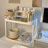 kaileyouxiangongsi 2-Tier Desk Organizers & Dispensers, Mail Holder for Office Desk Organization, White