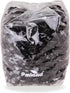PMLAND Clear Fake Ice Rocks – 550 Pcs Large Black Acrylic Gems, 3 Lbs Bulk Vase Filler for Parties & Decor