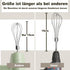 3Pcs Hand Mixer - Stainless Steel Kitchen Mixer Handheld Attachments Set 7.5inch for Electric Drill, Dishwasher Safe (1