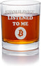 Shouldve Listened Bitcoin Round Rocks Glass - Crypto Gift, Satoshi