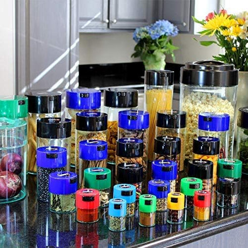 Set 4 Tightvac of - Patented Airtight Storage Container | Multi-use Vacuum Container Keeps Your Herbs and Dry Goods
