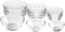Glass Prep Bowl Sets, 12-Piece Clear Small Pinch Bowls for Salt, Spices, and Chopped Ingredients - 1.5oz/2.5oz/3.5oz