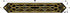 Beistle 59907 3 Piece Printed Great 20's Table Runners, Black/Gold, 11" x 6'