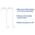 Delta Children 4 Pocket Over The Door Hanging Organizer, 2 Pack, Easy Storage Solution, Pink