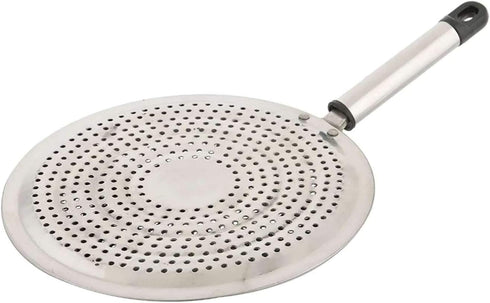Stainless Steel Roasting Net Set of 2 with Tong, Both Sided Roaster Rack for Papad, Rotis, and Parathas